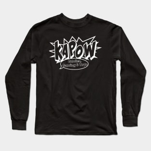 Kapow! White Long Sleeve T-Shirt